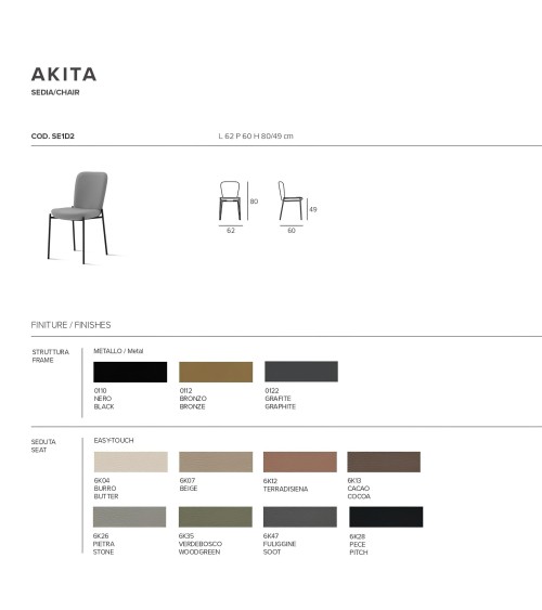Akita Chair – Target Point | Bhome by Arredi Barbàra