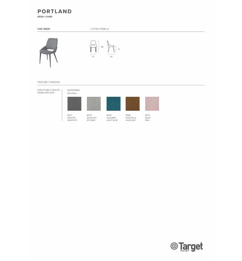 Sedia Portland – Target Point | Bhome by Arredi Barbàra