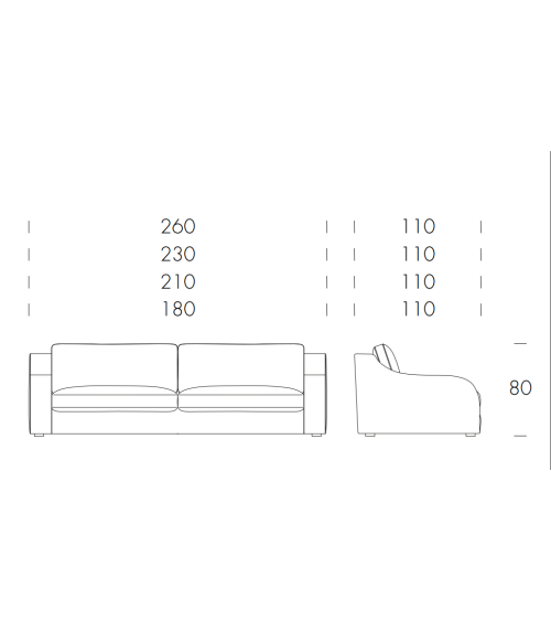 Amarcord Sofa TONIN CASA | BHOME by Arredi Barbàra