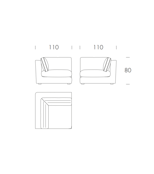 Amarcord Sofa TONIN CASA | BHOME by Arredi Barbàra