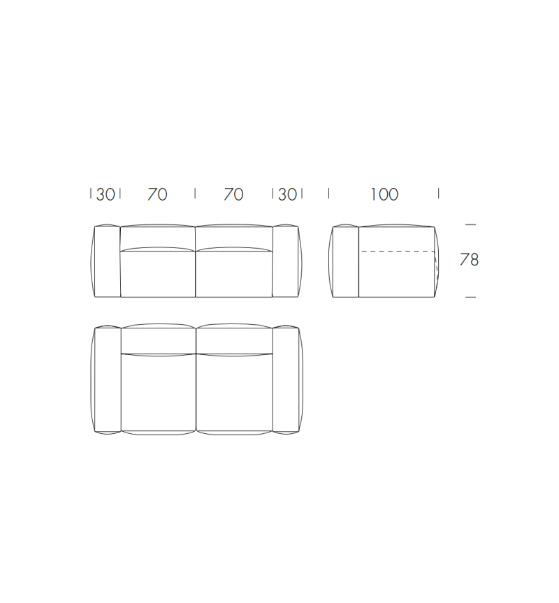 Astoria Sofa TONIN CASA | BHOME by Arredi Barbàra