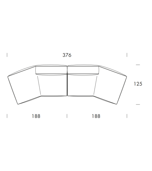Canapé Cleto TONIN CASA | BHOME by Arredi Barbàra