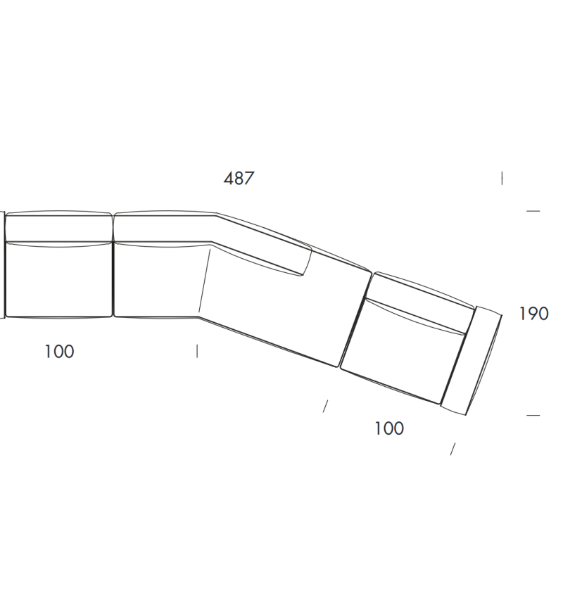Cleto Sofa TONIN CASA | BHOME by Arredi Barbàra