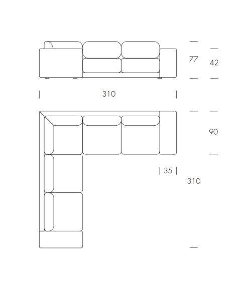 Divano London TONIN CASA | BHOME by Arredi Barbàra