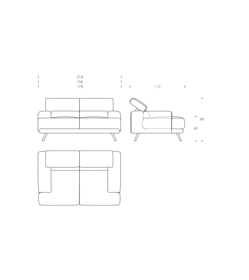 Canapé Sebastian TONIN CASA | BHOME by Arredi Barbàra