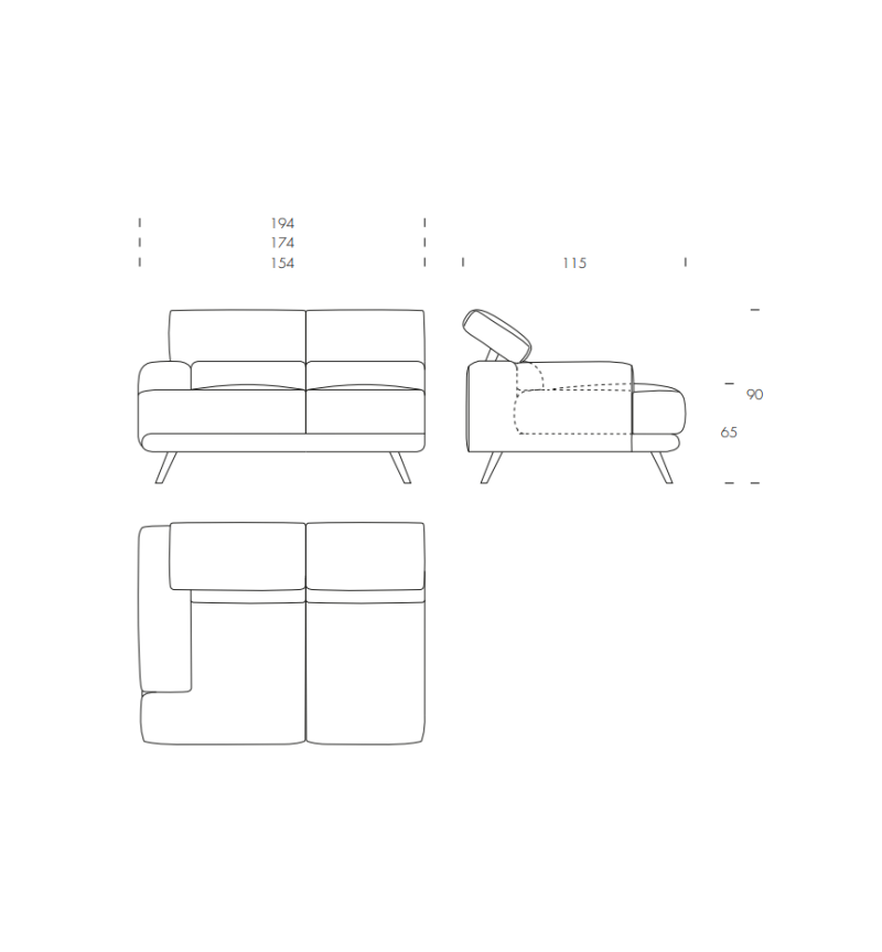 Canapé Sebastian TONIN CASA | BHOME by Arredi Barbàra