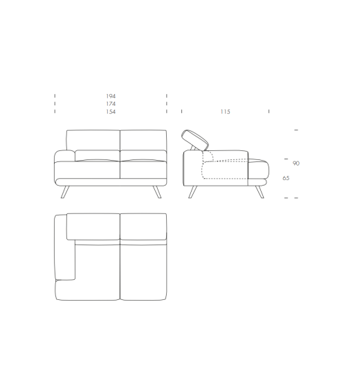 Divano Sebastian TONIN CASA | BHOME by Arredi Barbàra