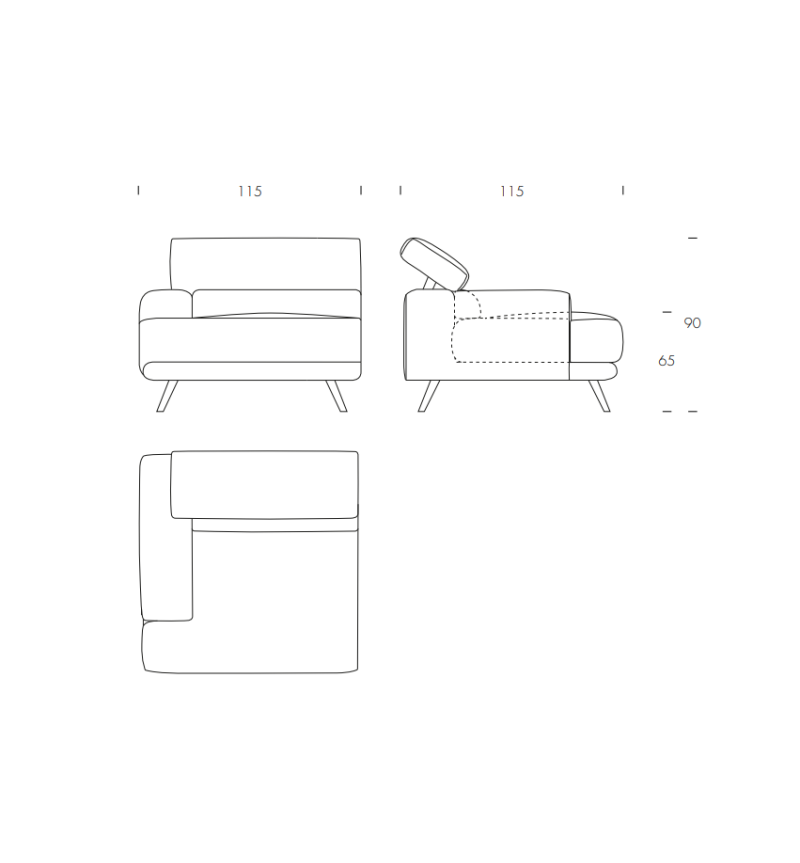 Divano Sebastian TONIN CASA | BHOME by Arredi Barbàra