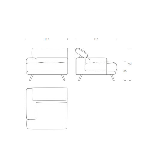 Canapé Sebastian TONIN CASA | BHOME by Arredi Barbàra