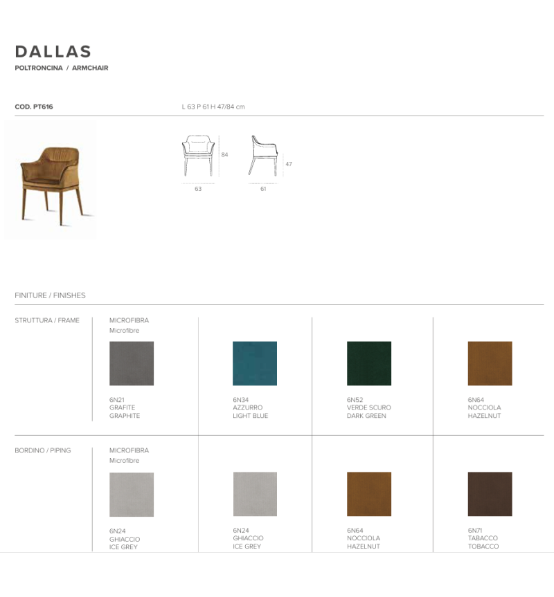 Sessel Dallas TARGET POINT | BHOME by Arredi Barbàra