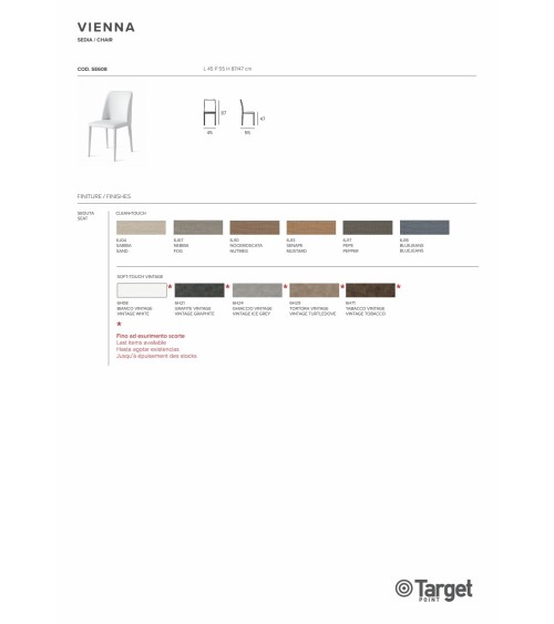 Sedia Vienna – Target Point | Bhome by Arredi Barbàra