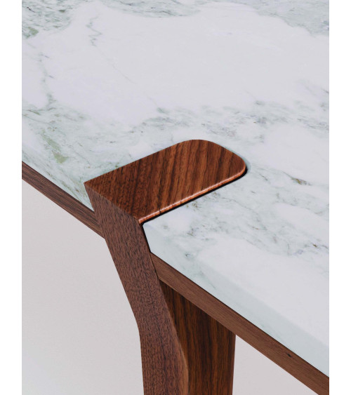 Mesas Corner en madera y mármol | WEWOOD
