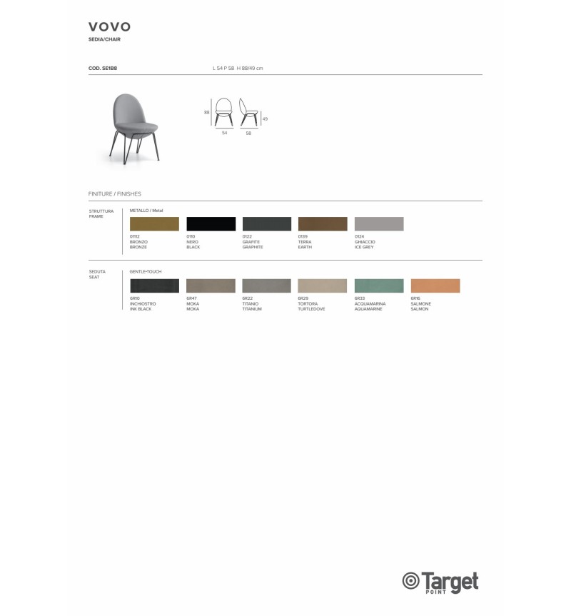 Sedia Vovo – Target Point | Bhome by Arredi Barbàra