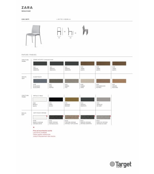 Chaise Zara – Target Point | Bhome by Arredi Barbàra