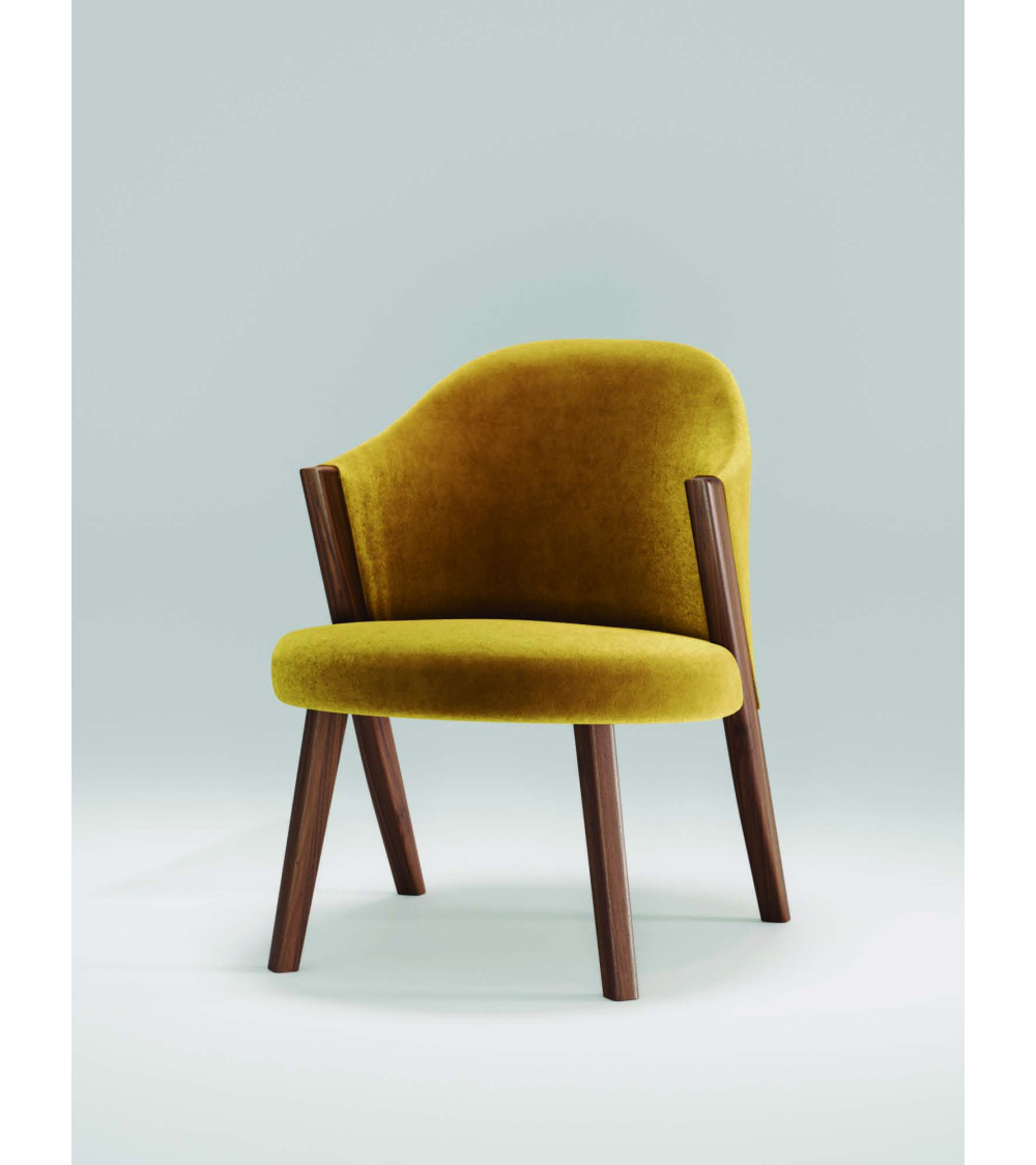 Caravela Lounge Chair in Solid Wood | WEWOOD