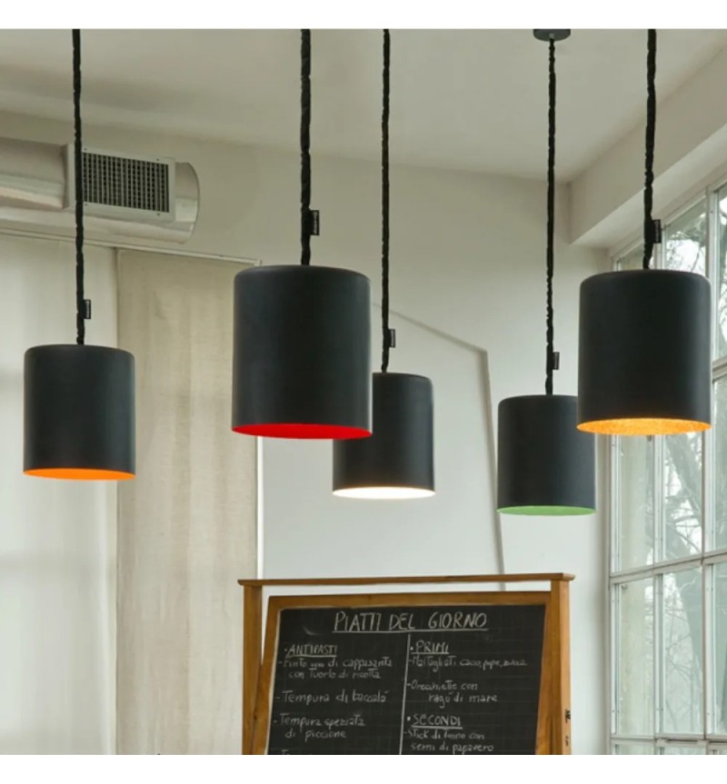 Lampada a sospensione Bin Lavagna IN-ES.ARTDESIGN | BHOME by Arredi Barbàra