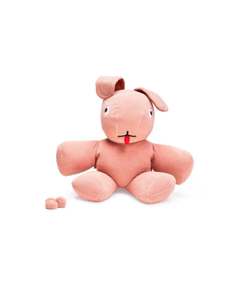 Pouf a forma di coniglio in peluche "CO9 XS Teddy" | BHOME by Arredi Barbàra