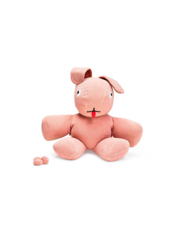 Pouf a forma di coniglio in peluche "CO9 XS Teddy" | BHOME by Arredi Barbàra