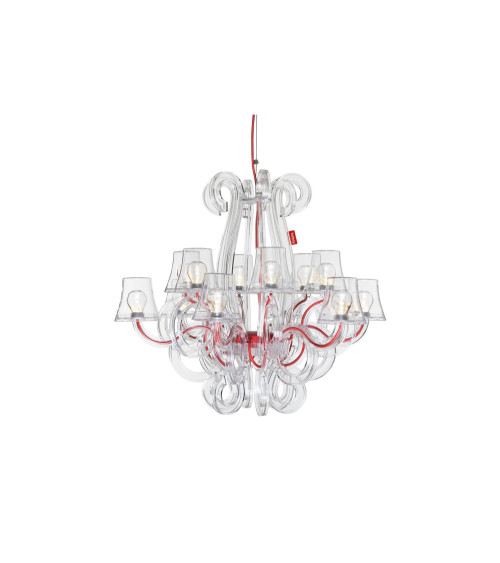 Lampada a sospensione "Rockcoco Transparent" | BHOME by Arredi Barbàra