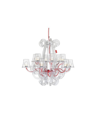 Lampada a sospensione "Rockcoco Transparent" | BHOME by Arredi Barbàra