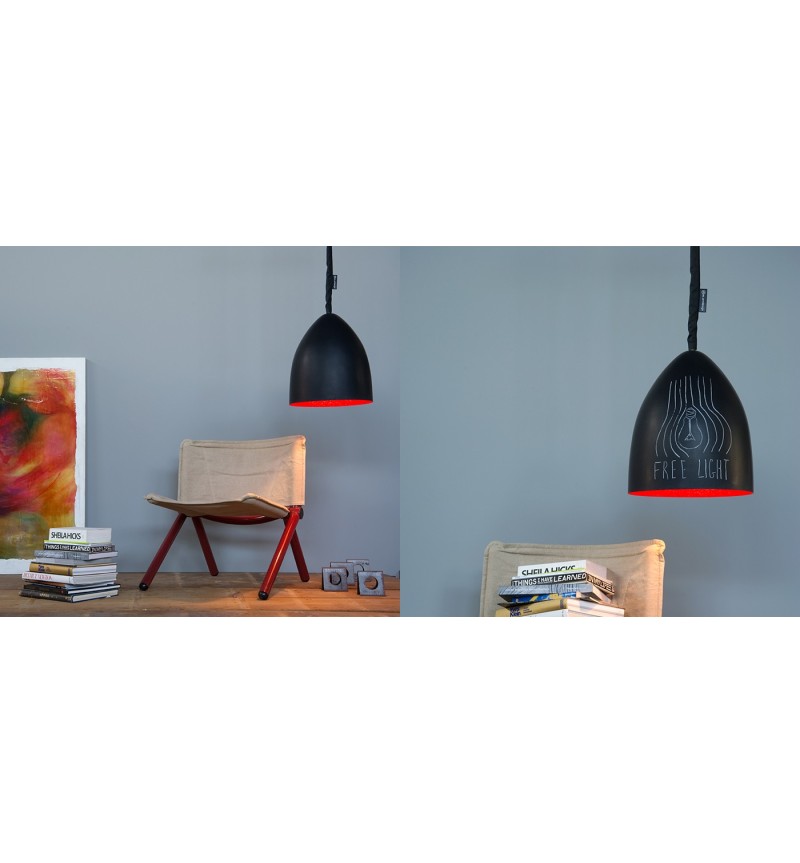 Lampada a sospensione Flower S Lavagna IN-ES.ARTDESIGN | BHOME by Arredi Barbàra