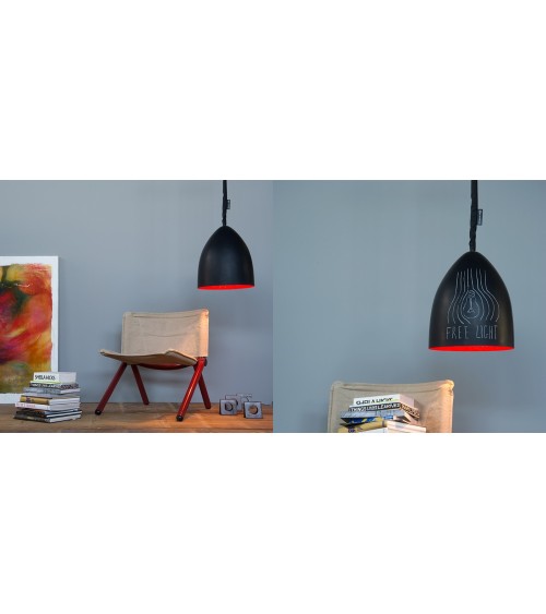 Lampada a sospensione Flower S Lavagna IN-ES.ARTDESIGN | BHOME by Arredi Barbàra