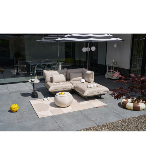 Set lounge modulare da esterno "Paletti Set Medium Royal Brulee + Table Anthracite" | BHOME by Arredi Barbàra