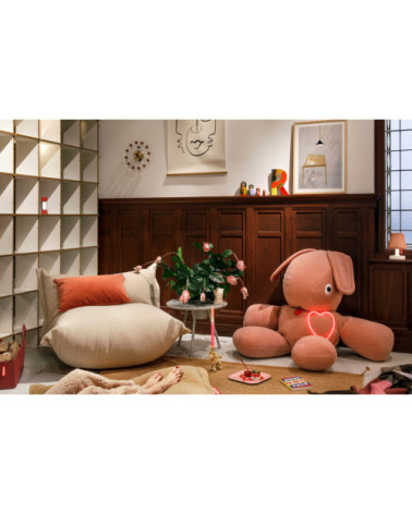 Pouf a forma di coniglio in peluche "CO9 XS Teddy" | BHOME by Arredi Barbàra