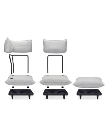 Pouf modulare da esterno "Paletti Hocker" | BHOME by Arredi Barbàra