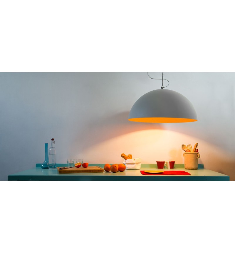 Mezza Luna Cemento pendant lamp IN-ES.ARTDESIGN | BHOME by Arredi Barbàra