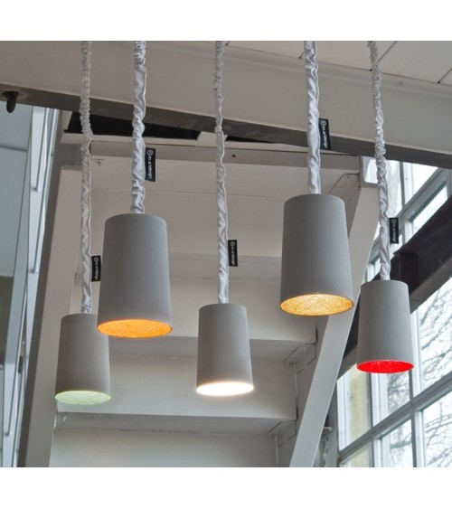 Lampada a sospensione Paint Cemento IN-ES.ARTDESIGN | BHOME by Arredi Barbàra