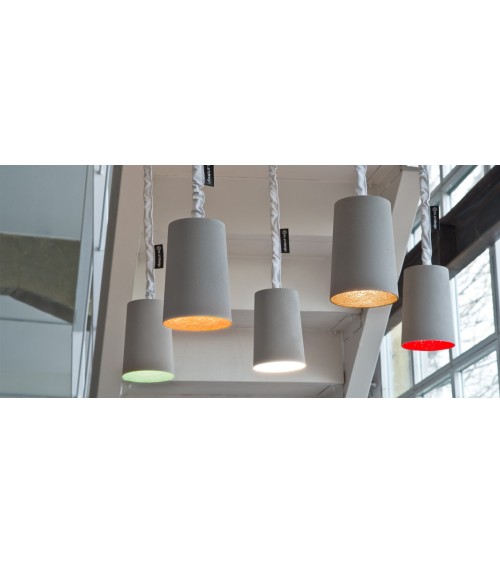 Lampada a sospensione Paint Cemento IN-ES.ARTDESIGN | BHOME by Arredi Barbàra