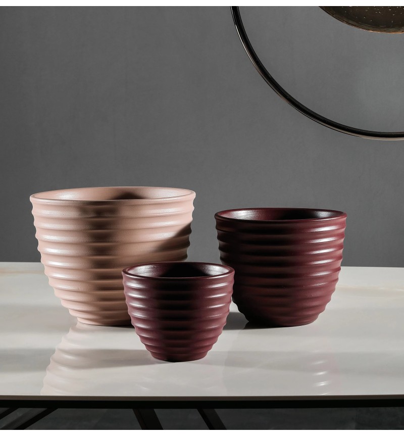 Bulbo Relief Vase – TONIN CASA | Textured Ceramic Vase | BHOME by Arredi Barbàra