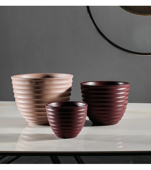 Vaso “Bulbo Relief” – TONIN CASA | Vaso in ceramica con texture rilievo | BHOME by Arredi Barbàra