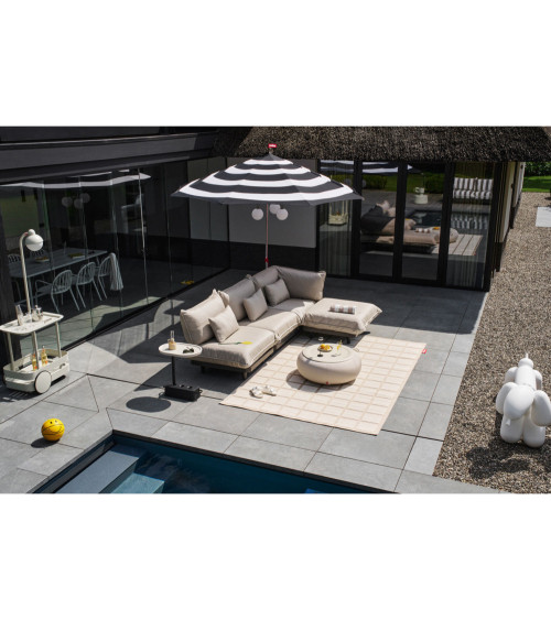 Set lounge modulare da esterno "Paletti Set Medium Royal Brulee + Table Anthracite" | BHOME by Arredi Barbàra