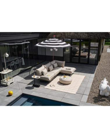 Set lounge modulare da esterno "Paletti Set Medium Royal Brulee + Table Anthracite" | BHOME by Arredi Barbàra