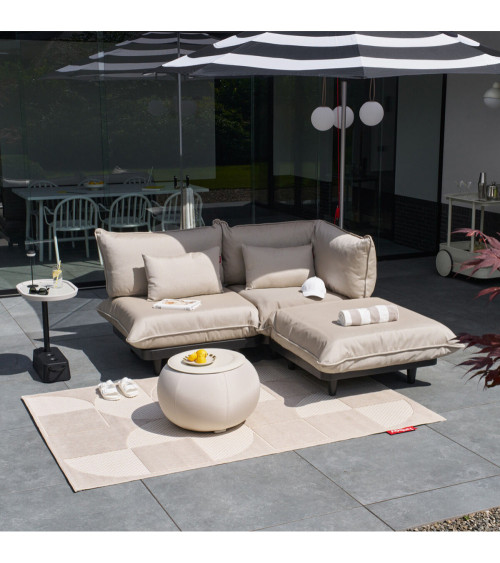Set lounge modulare da esterno "Paletti Set Medium Royal Brulee + Table Anthracite" | BHOME by Arredi Barbàra