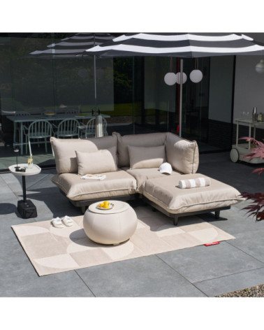 Set lounge modulare da esterno "Paletti Set Medium Royal Brulee + Table Anthracite" | BHOME by Arredi Barbàra