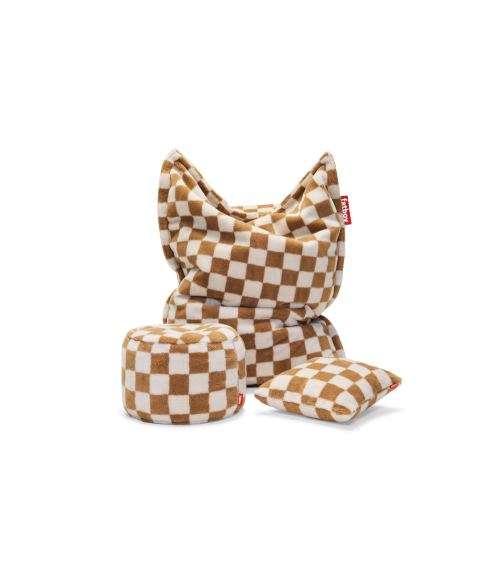 Poltrona sacco "Original Slim Teddy Chess" | BHOME by Arredi Barbàra