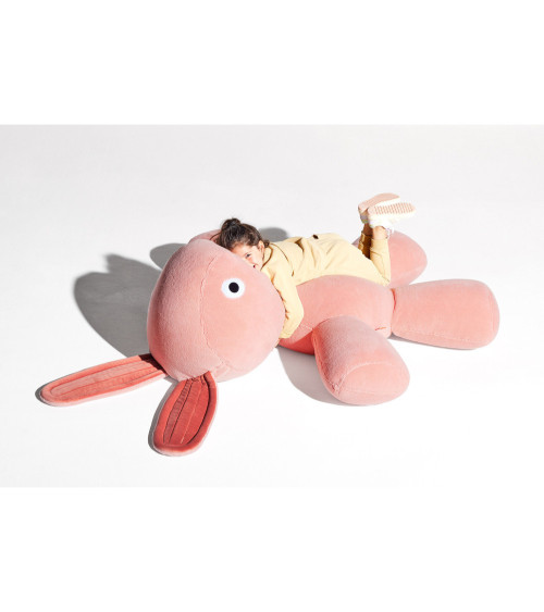Pouf a forma di coniglio in peluche "CO9 XS Teddy" | BHOME by Arredi Barbàra