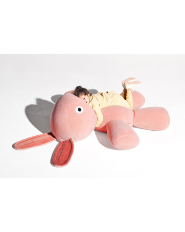Pouf a forma di coniglio in peluche "CO9 XS Teddy" | BHOME by Arredi Barbàra