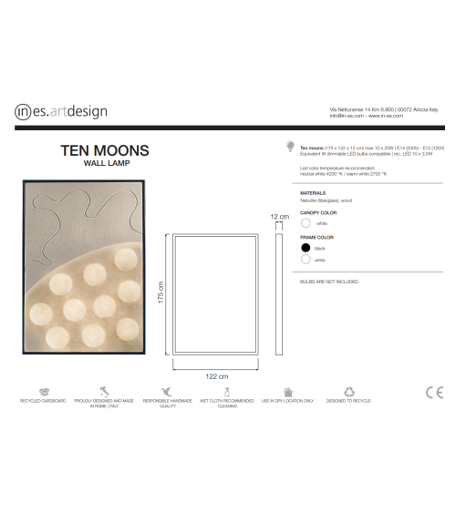 Wall Lamp Ten Moons – IN-ES.ARTDESIGN | BHOME