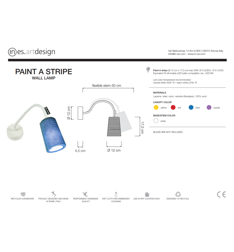 Table Lamp Paint A Stripe – IN-ES.ARTDESIGN | BHOME