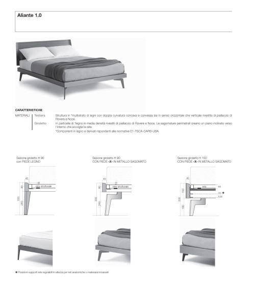 Letto Aliante 1.0 SANGIACOMO | Bhome by Arredi Barbàra