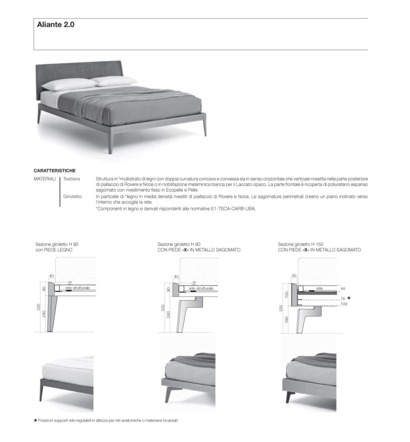 Cama Aliante 2.0 – SANGIACOMO | Bhome by Arredi Barbàra