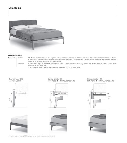 Letto Aliante 2.0 SANGIACOMO | Bhome by Arredi Barbàra