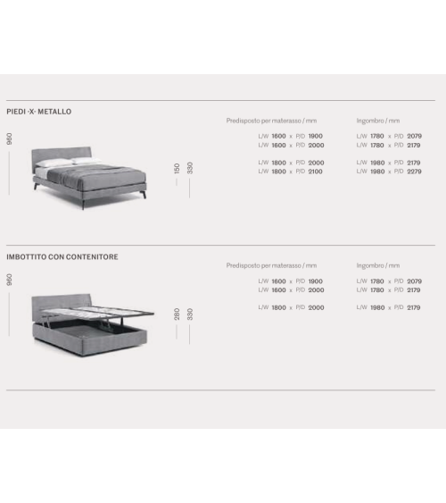 Aliante 3.0 Bett – SANGIACOMO | Bhome by Arredi Barbàra