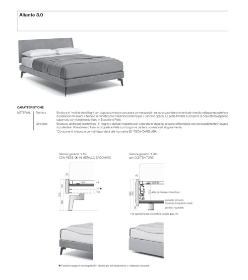 Letto Aliante 3.0 SANGIACOMO | Bhome by Arredi Barbàra