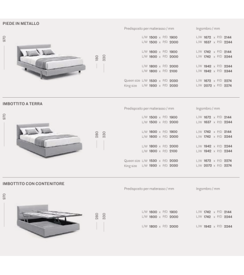 Cama Ariel – SANGIACOMO | Bhome by Arredi Barbàra
