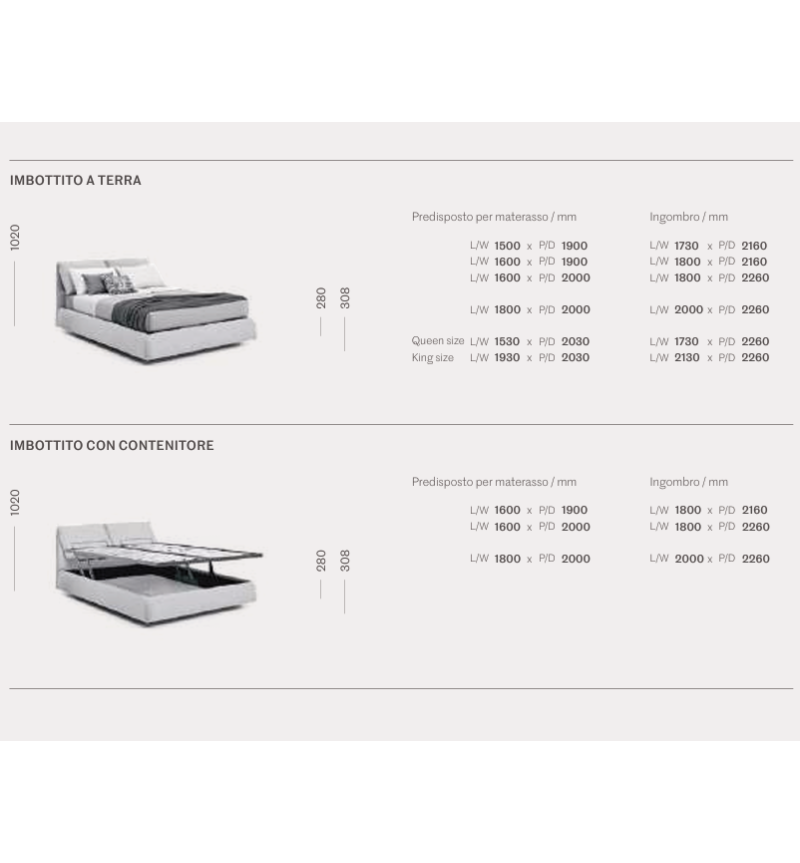 Cherie Gepolstertes Bett – SANGIACOMO | Bhome by Arredi Barbàra